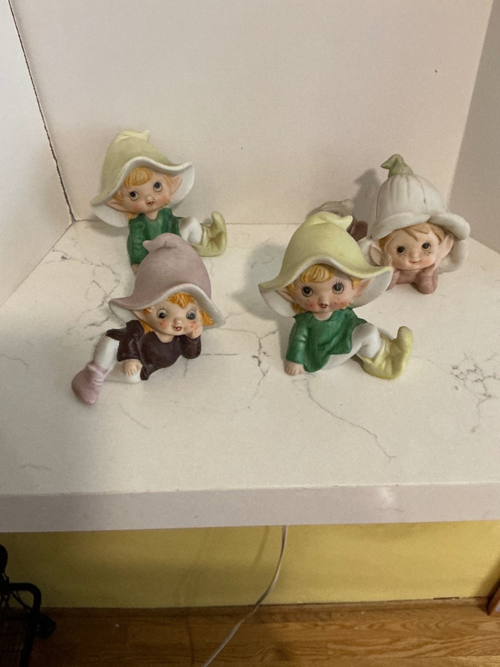 Vintage Homco Pixie Elf Figurines Set of 4 –